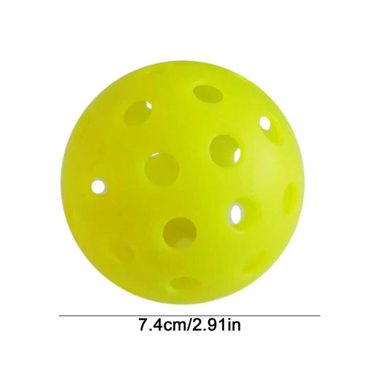 Luminous Pickleball 74MM Durable Night Light Green Ball 40 Holes Outdoor Competition Pickleball Balls Glowing in the Dark
