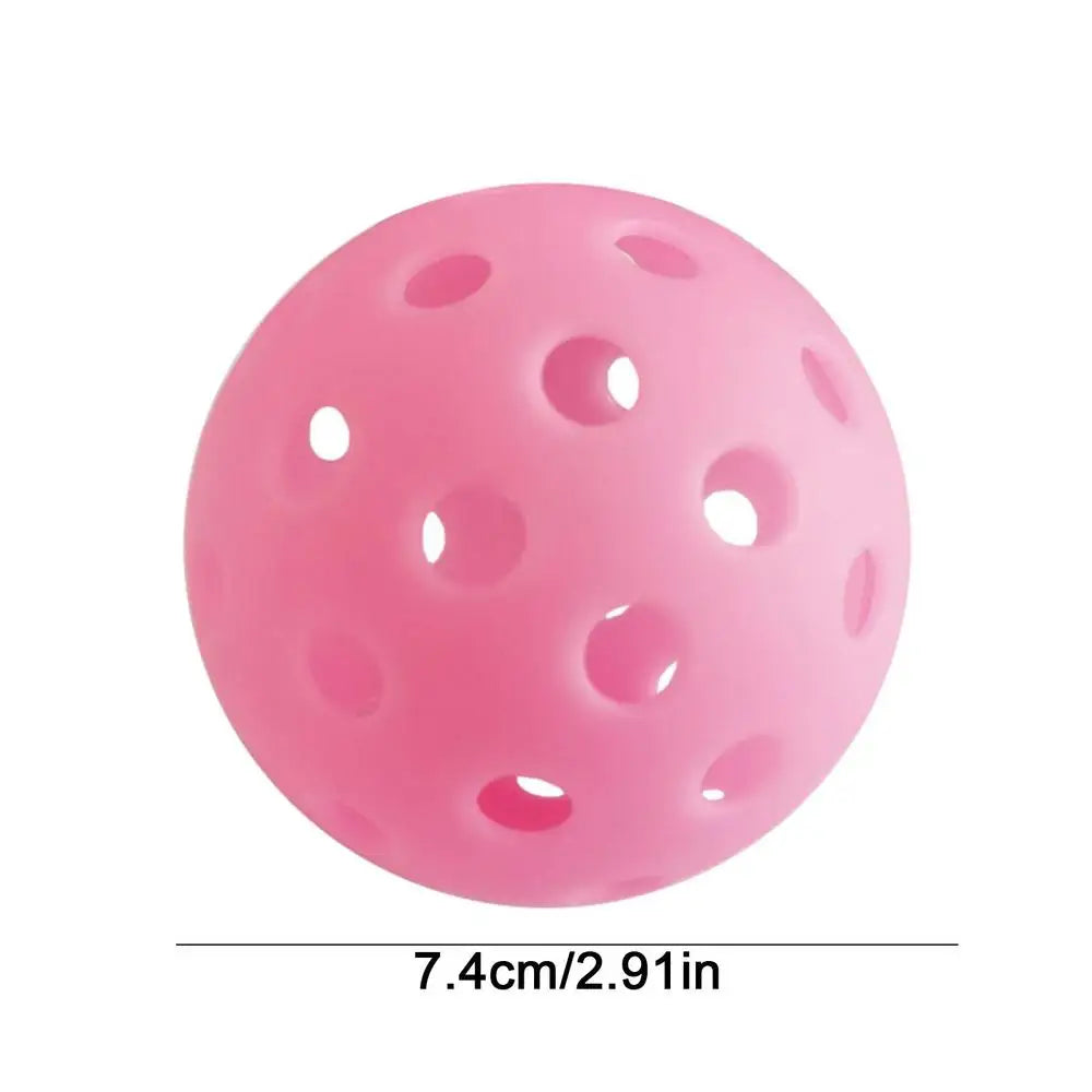 Luminous Pickleball 74MM Durable Night Light Green Ball 40 Holes Outdoor Competition Pickleball Balls Glowing in the Dark